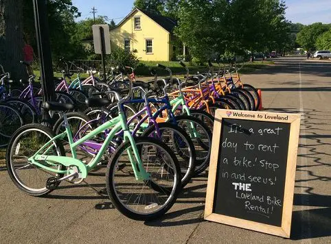 Sunny day bike rentals available