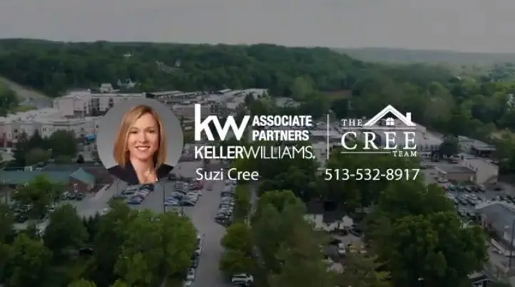 Aerial view with real estate team details